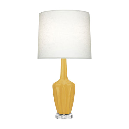 Emma Table Lamp in Sunset/Polished Nickel (Large).