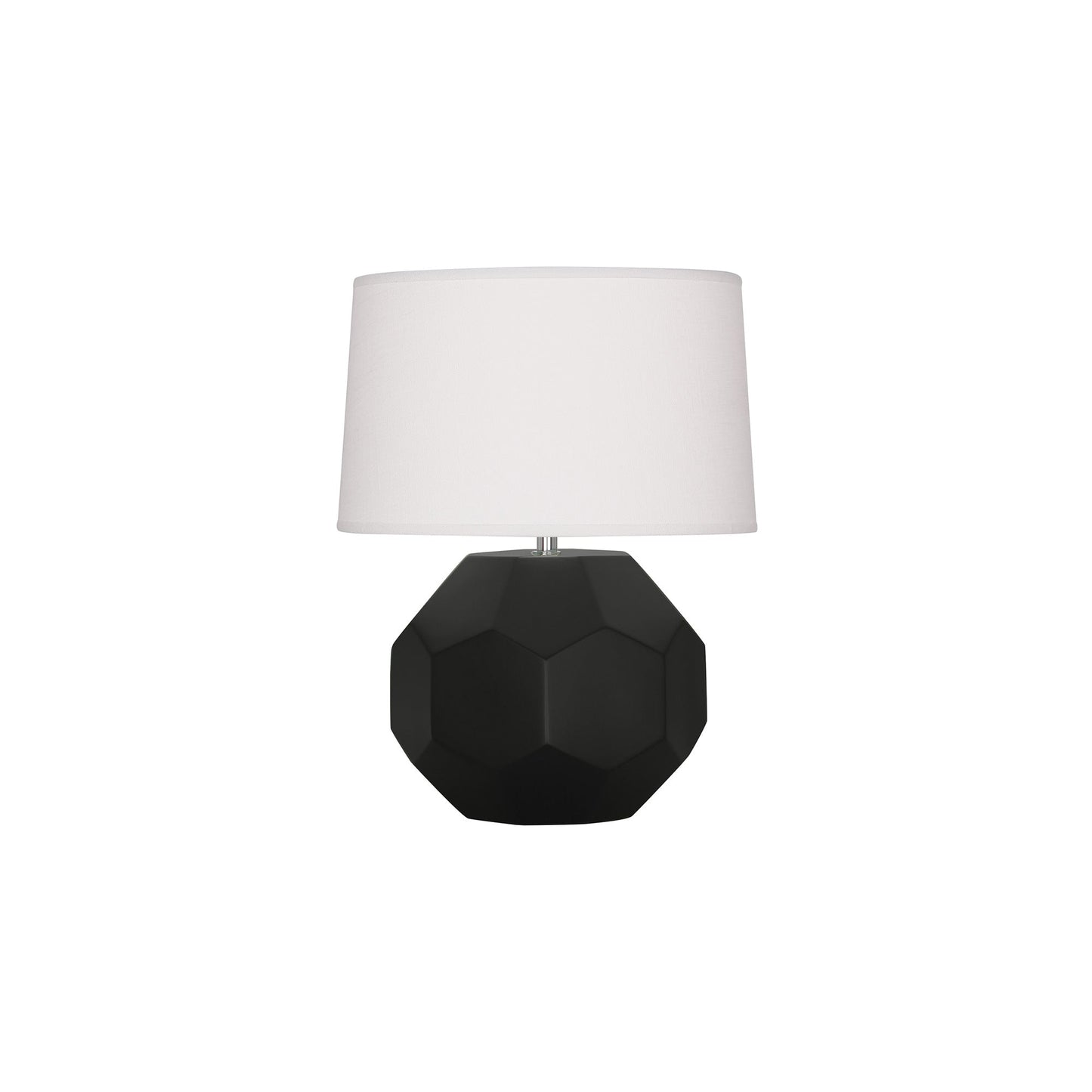 Franklin Table Lamp in Matte Obsidian (Small).