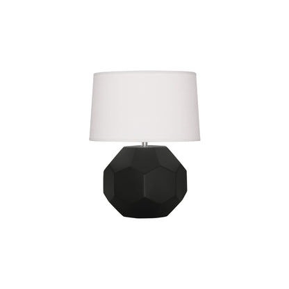 Franklin Table Lamp in Matte Obsidian (Small).