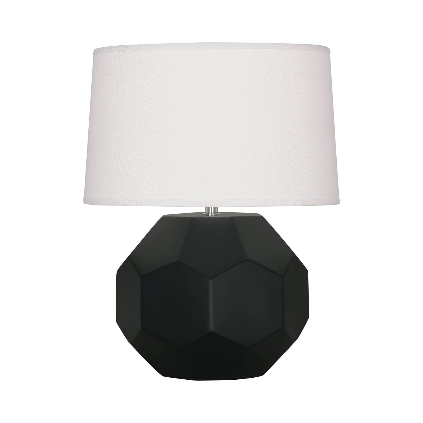 Franklin Table Lamp in Matte Obsidian (Large).