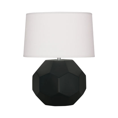 Franklin Table Lamp in Matte Obsidian (Large).