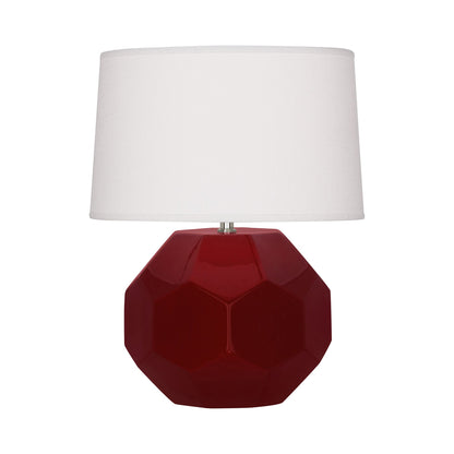 Franklin Table Lamp in Sangria (Large).