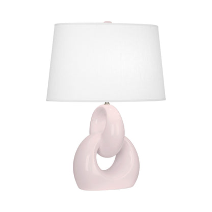 Fusion Table Lamp in Rose Water.