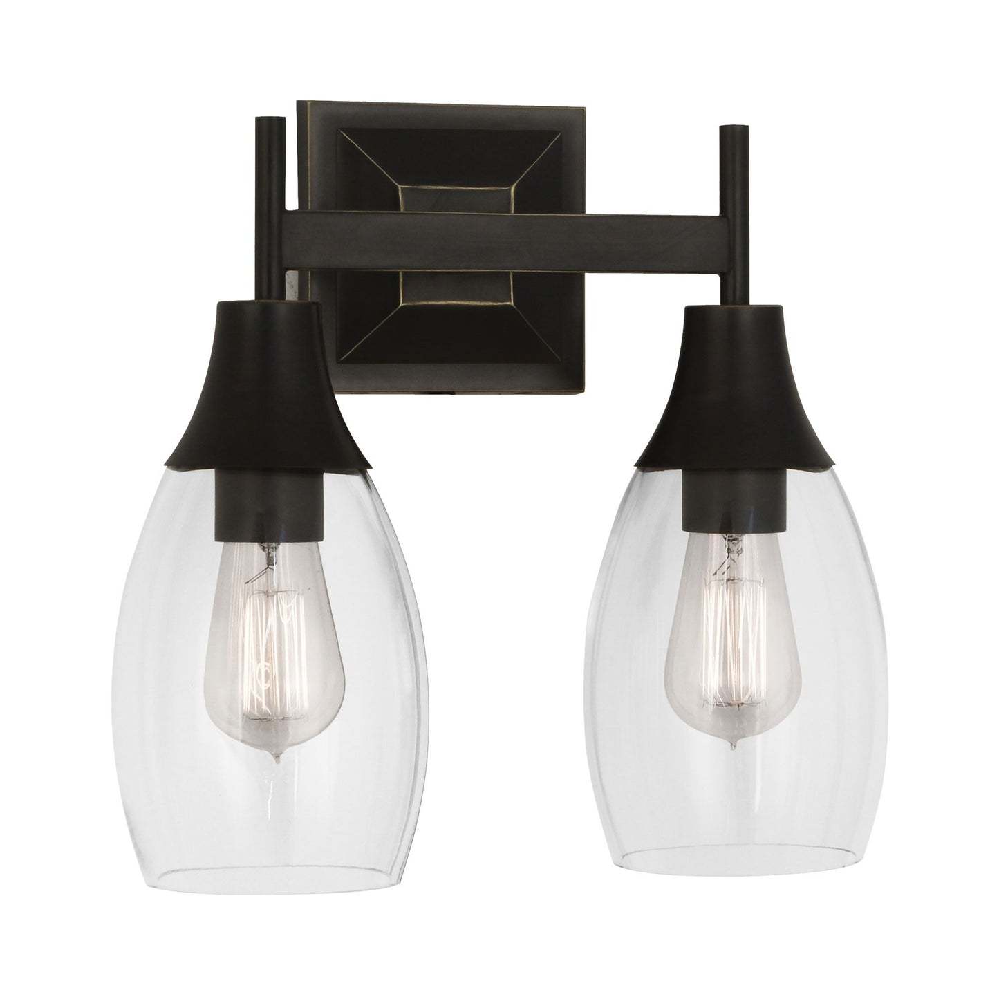 Grace Bath Vanity Light in Deep Patina Bronze (2-Light).