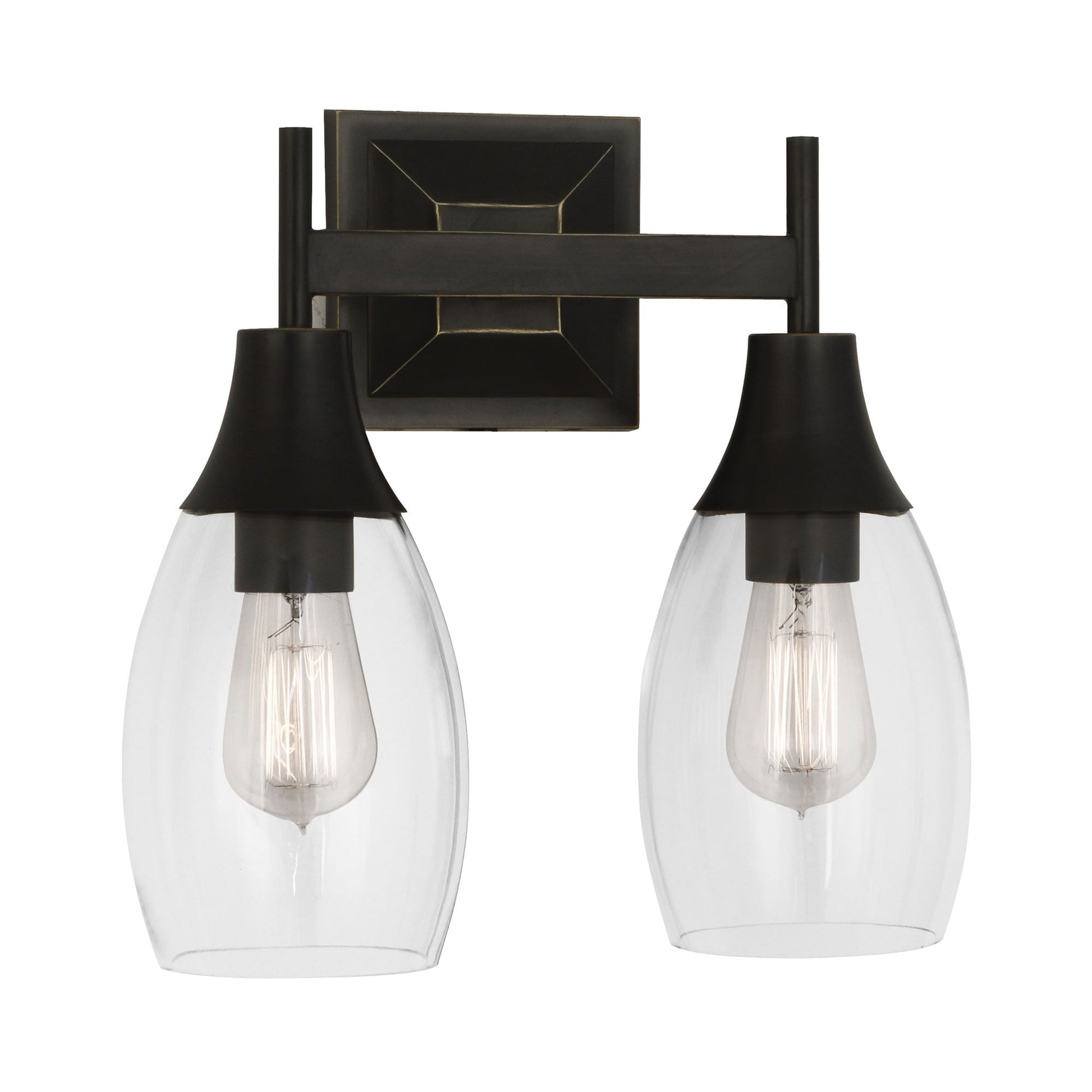 Grace Bath Vanity Light in Deep Patina Bronze (2-Light).