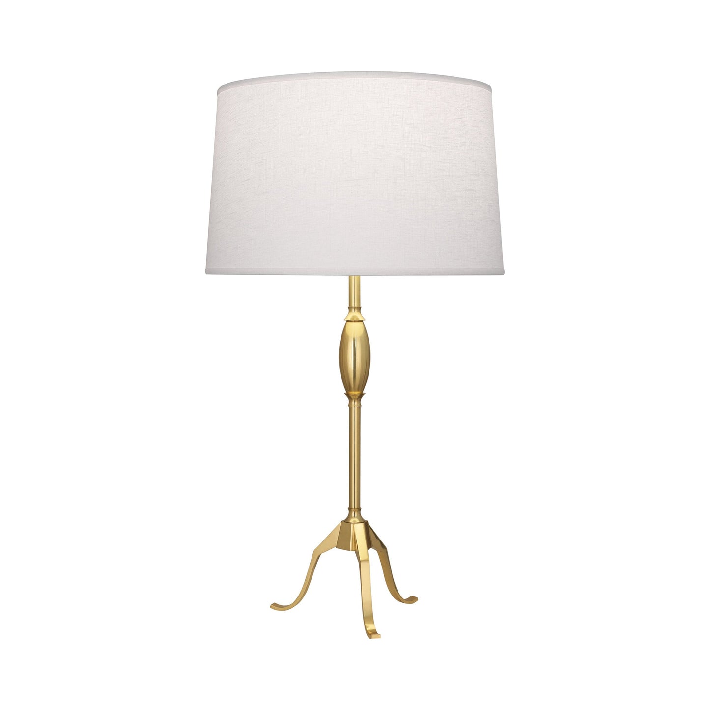 Grace Table Lamp in Modern Brass.