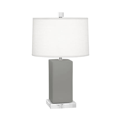 Harvey Table Lamp in Matte Smokey Taupe (Small).