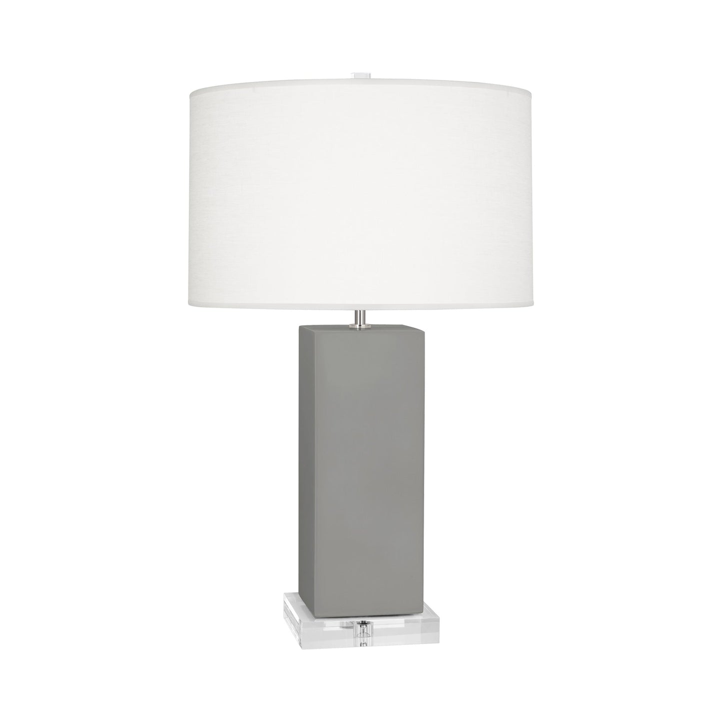 Harvey Table Lamp in Matte Smokey Taupe (Large).