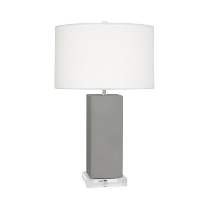 Harvey Table Lamp in Matte Smokey Taupe (Large).