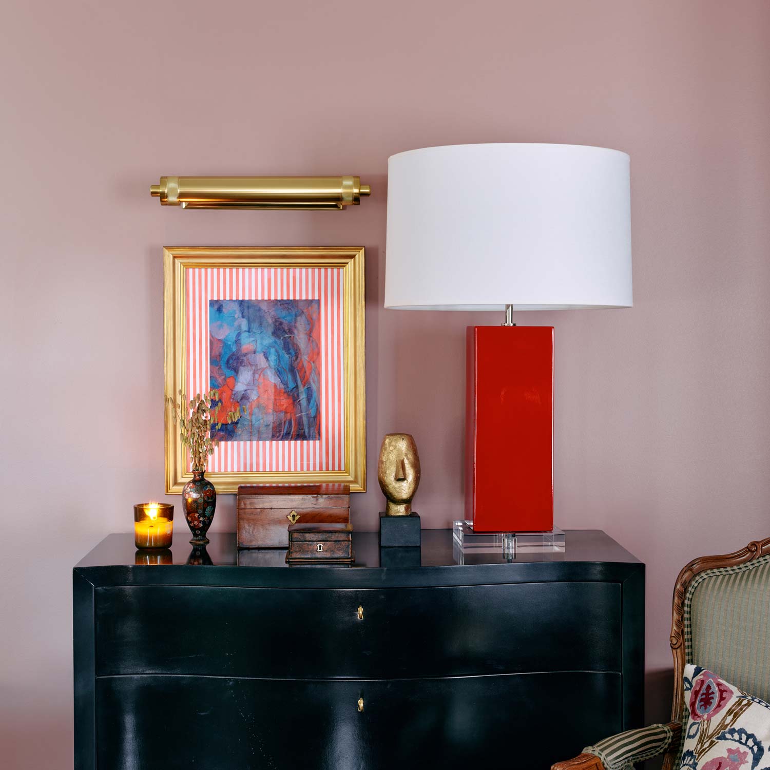 Harvey Table Lamp in living room