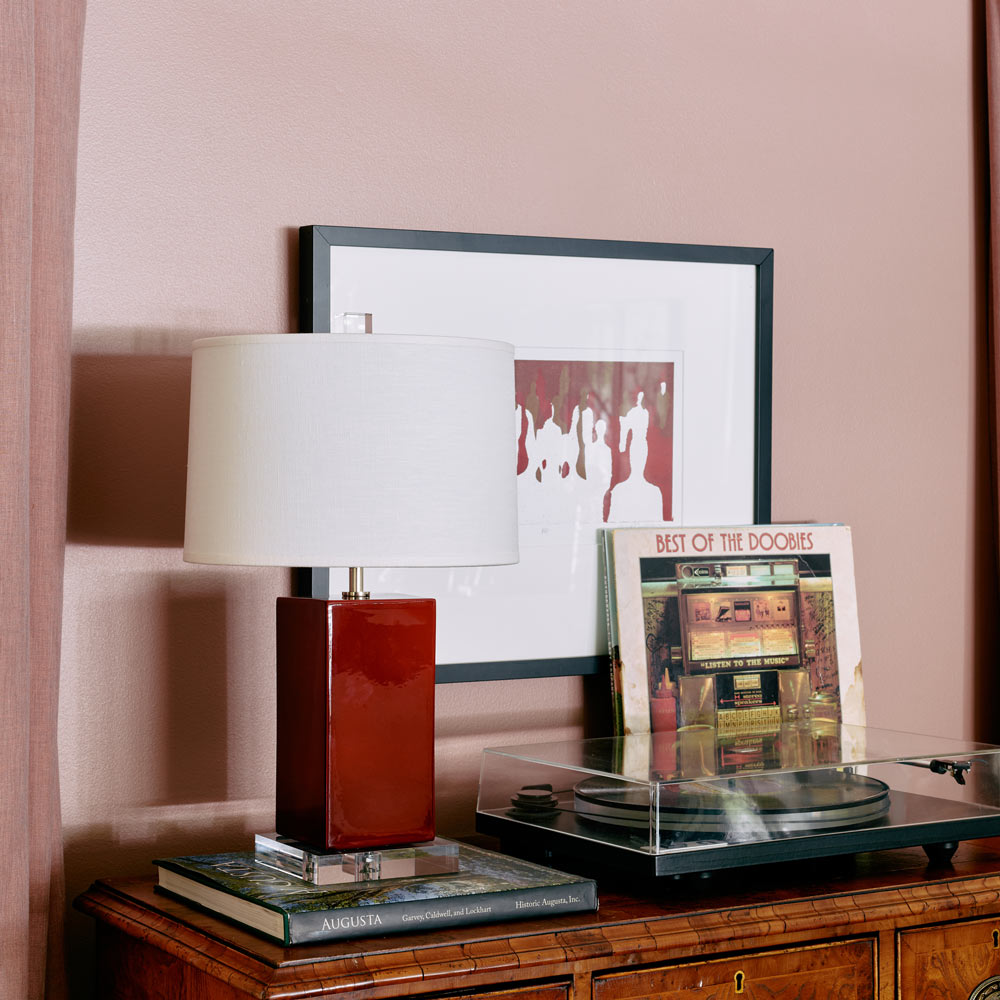 Harvey Table Lamp in living room