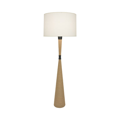 Hatteras Floor Lamp in Deep Patina Bronze/Fondine Fabric.