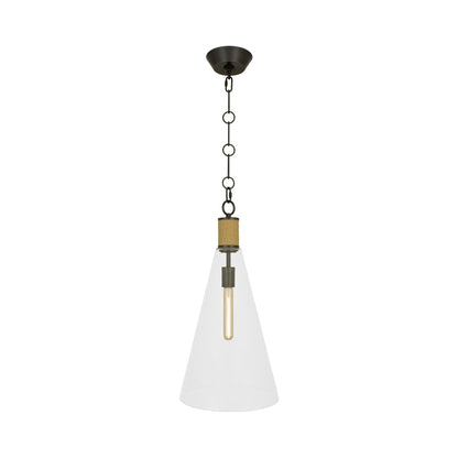 Hatteras Pendant Light in Deep Patina Bronze.