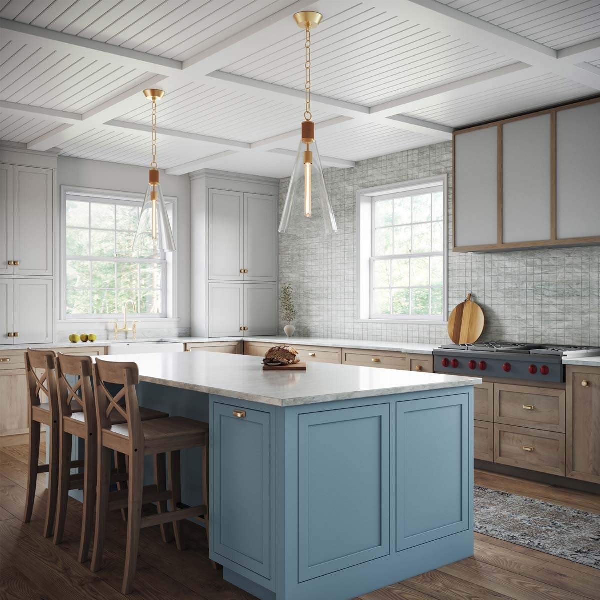 Hatteras Pendant Light in kitchen.