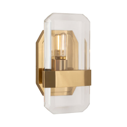 Jacqueline Wall Light in Modern Brass.