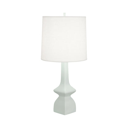 Jasmine Table Lamp in Matte Celadon.