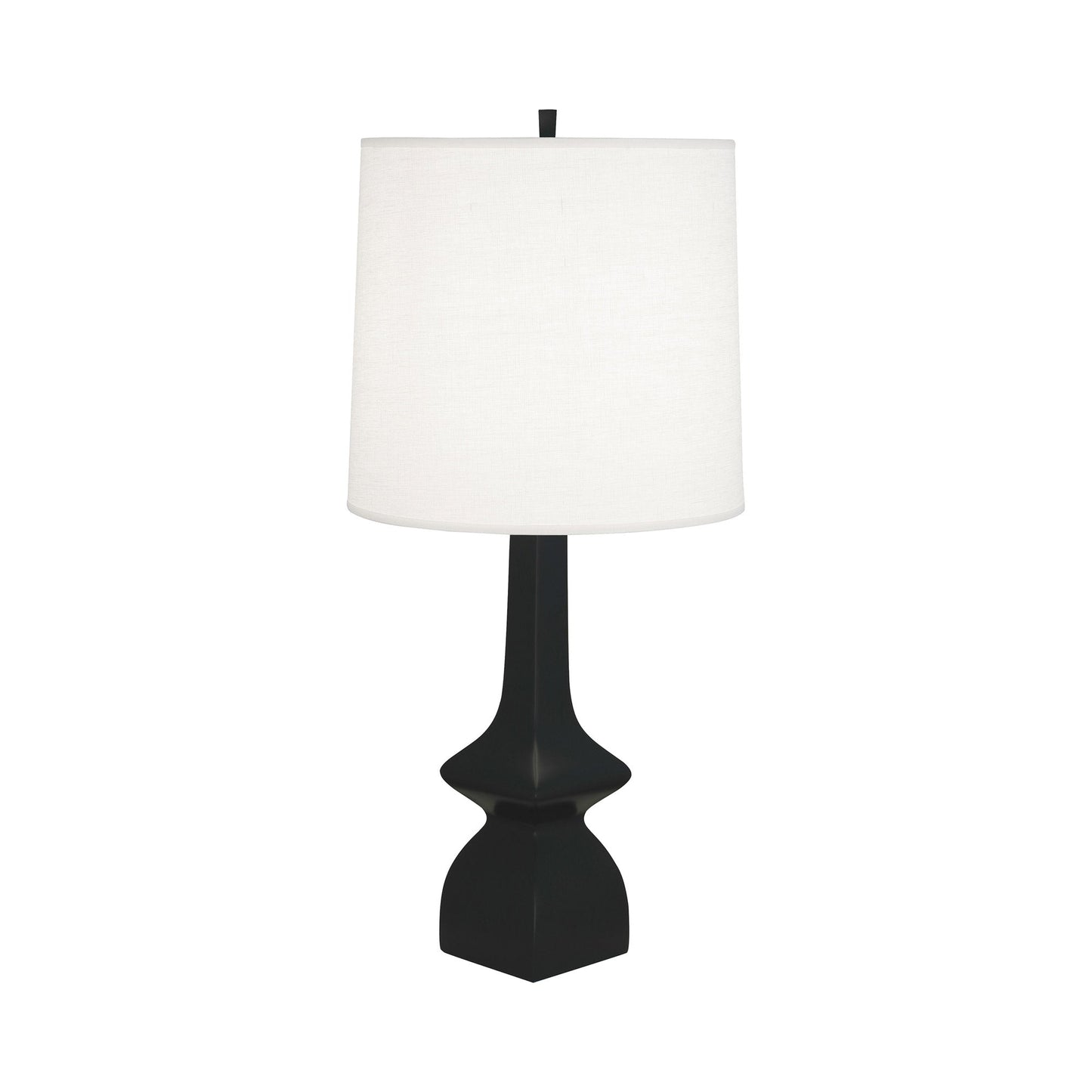 Jasmine Table Lamp in Matte Obsidian.