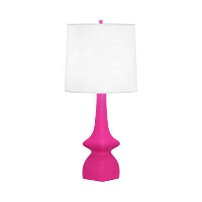 Jasmine Table Lamp in Razzle Rose.