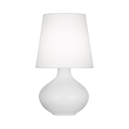 June Table Lamp in Daisy/Oyster Linen (Large).