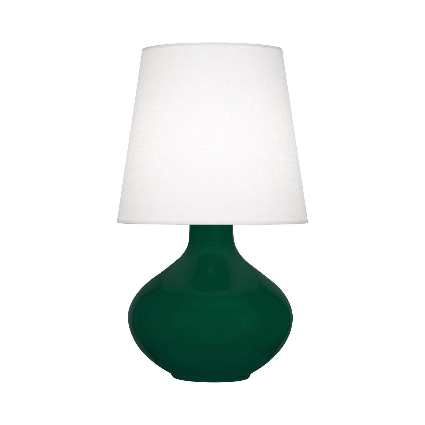 June Table Lamp in Jungle/Oyster Linen (Large).