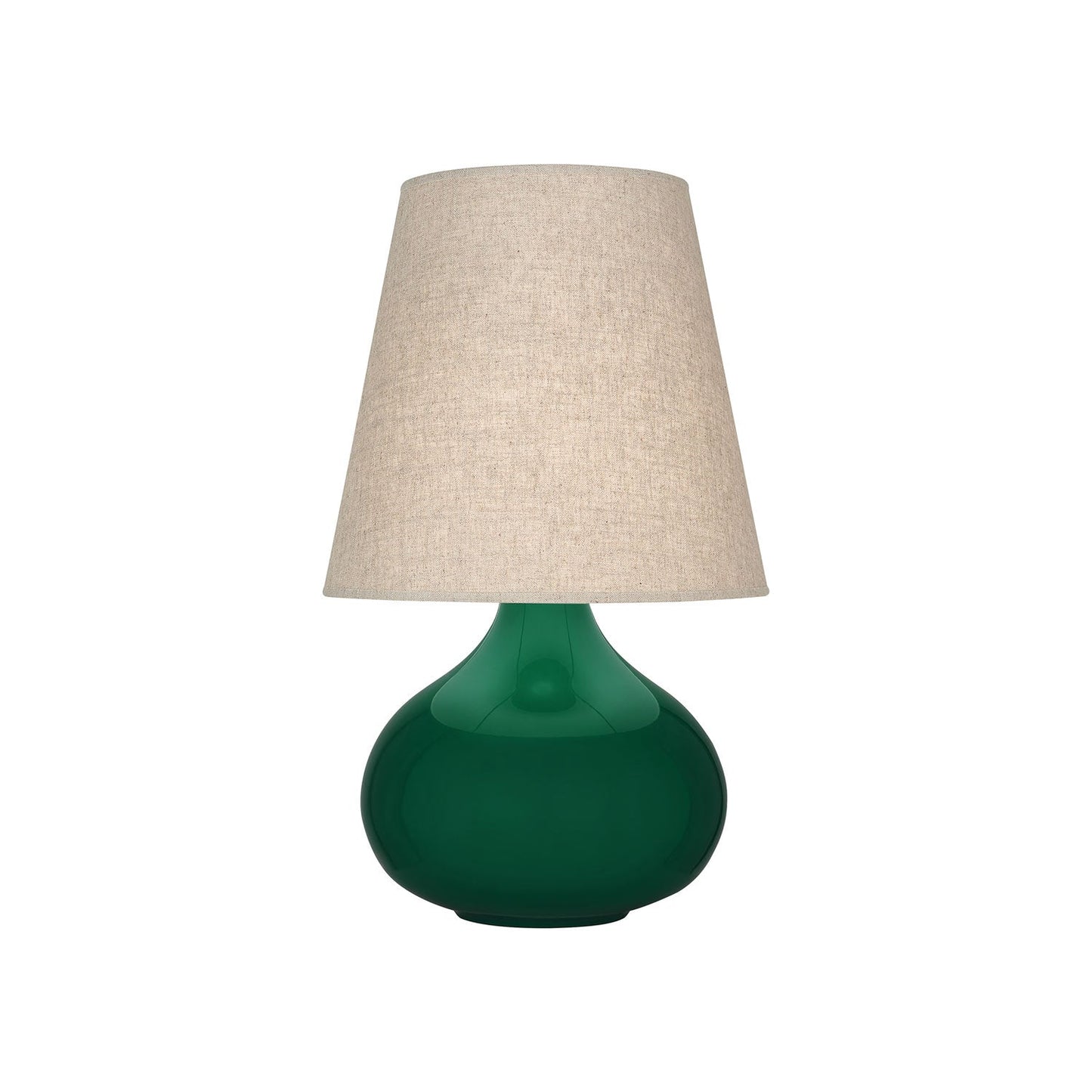 June Table Lamp in Jungle/Buff Linen (Small).