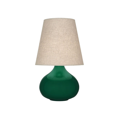June Table Lamp in Jungle/Buff Linen (Small).