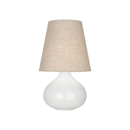 June Table Lamp in Lily /Buff Linen (Small).