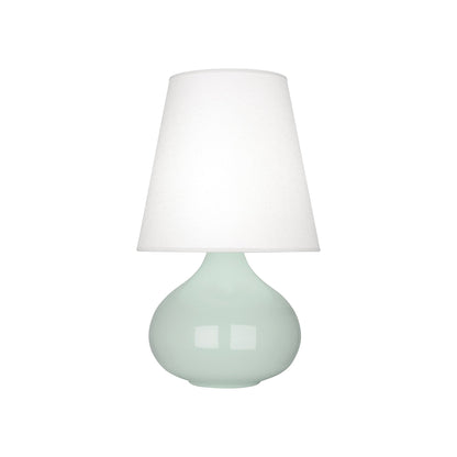 June Table Lamp in Celadon/Oyster Linen (Small).