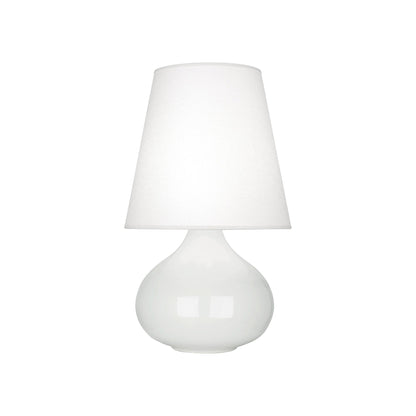 June Table Lamp in Lily /Oyster Linen (Small).