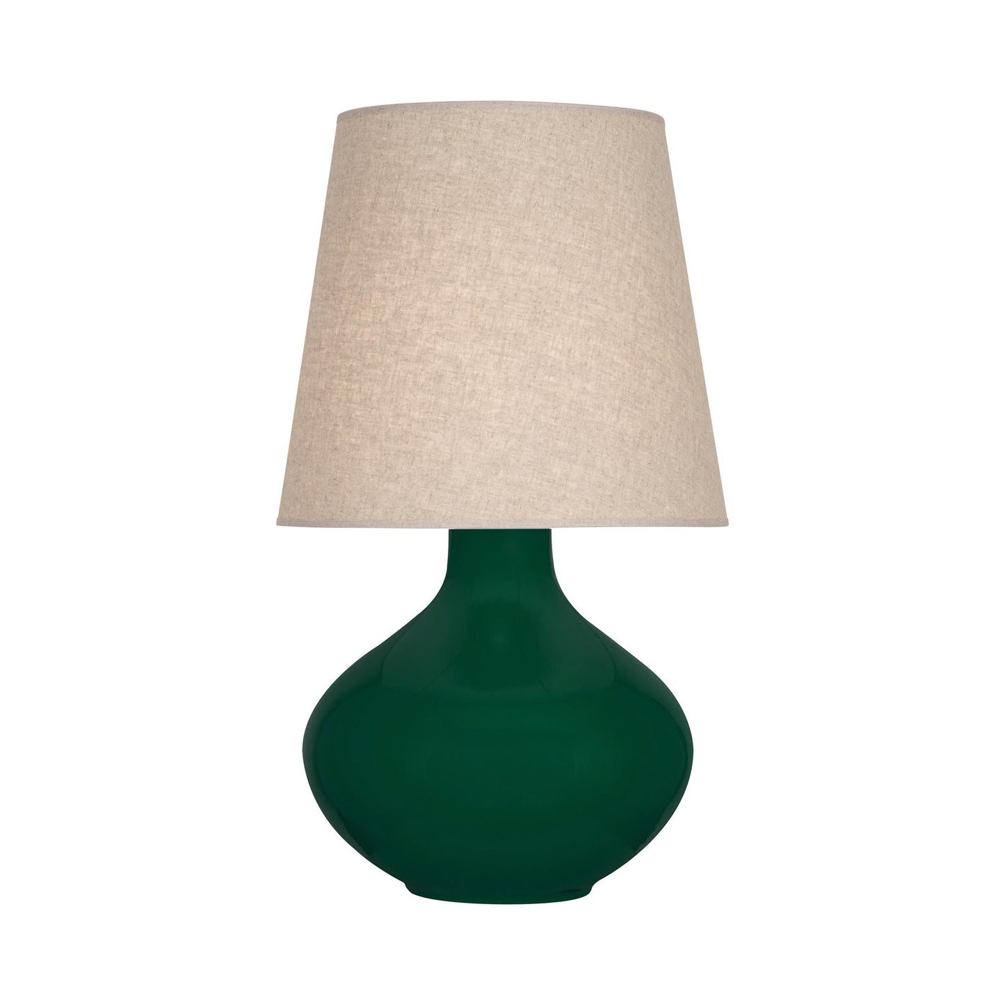 June Table Lamp in Jungle/Buff Linen (Large).