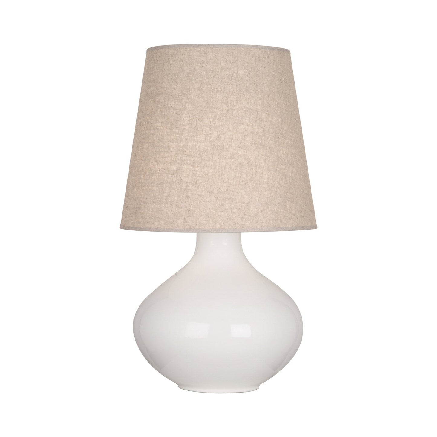 June Table Lamp in Lily /Buff Linen (Large).