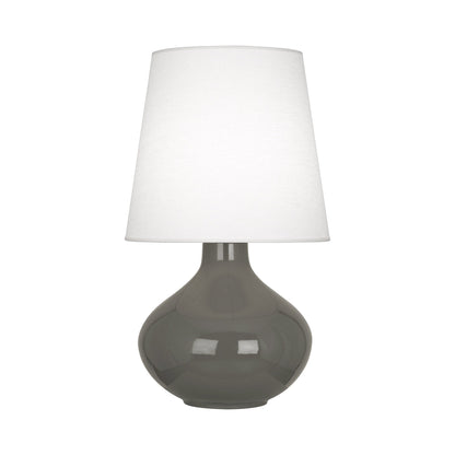 June Table Lamp in Ash/Oyster Linen (Large).