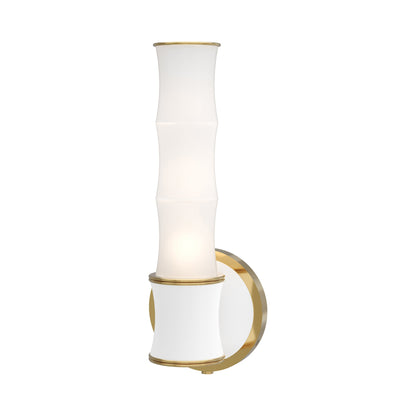Kane 689 Wall Light in Matte Daisy/Modern Brass.