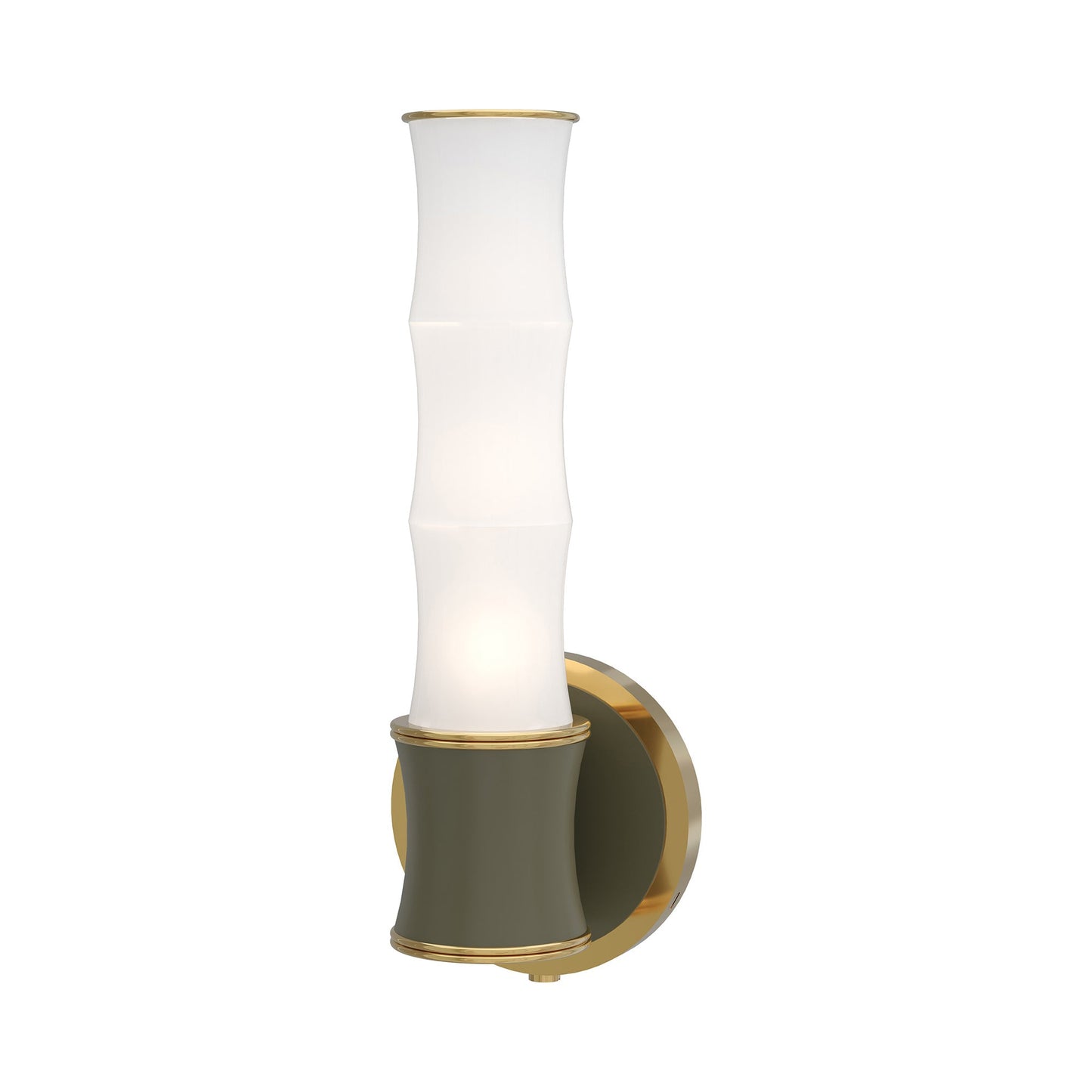 Kane 689 Wall Light in Matte Smokey Taupe/Modern Brass.