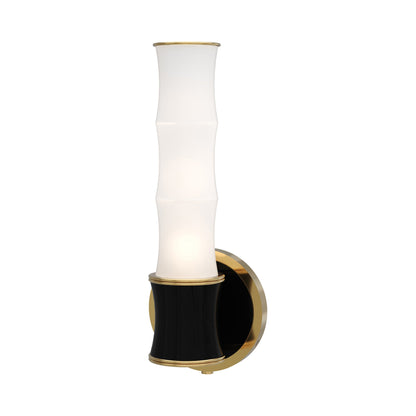 Kane 689 Wall Light in Obsidian/Modern Brass.