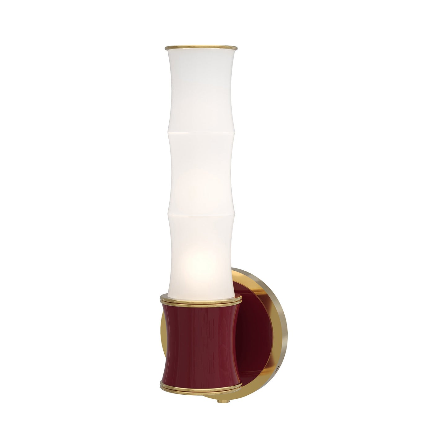 Kane 689 Wall Light in Sugar Plum/Modern Brass.