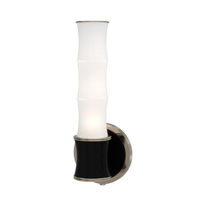 Kane 689 Wall Light in Obsidian/Polished Nickel.