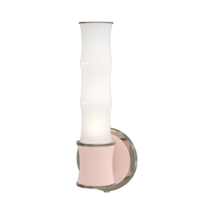 Kane 689 Wall Light in Rose Water/Polished Nickel.