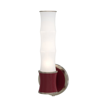 Kane 689 Wall Light in Sugar Plum/Polished Nickel.