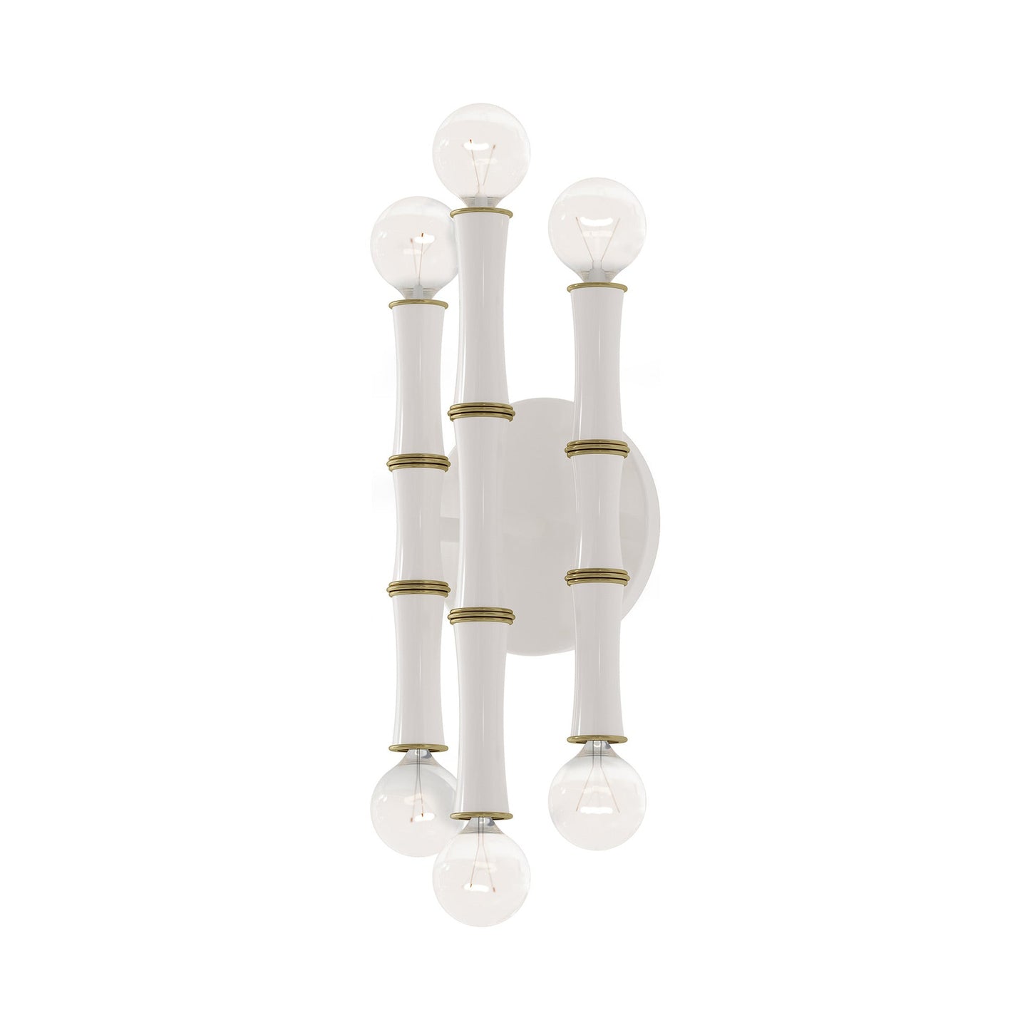 Kane Multi Light Wall Light in Daisy/Modern Brass.