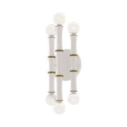 Kane Multi Light Wall Light in Daisy/Modern Brass.
