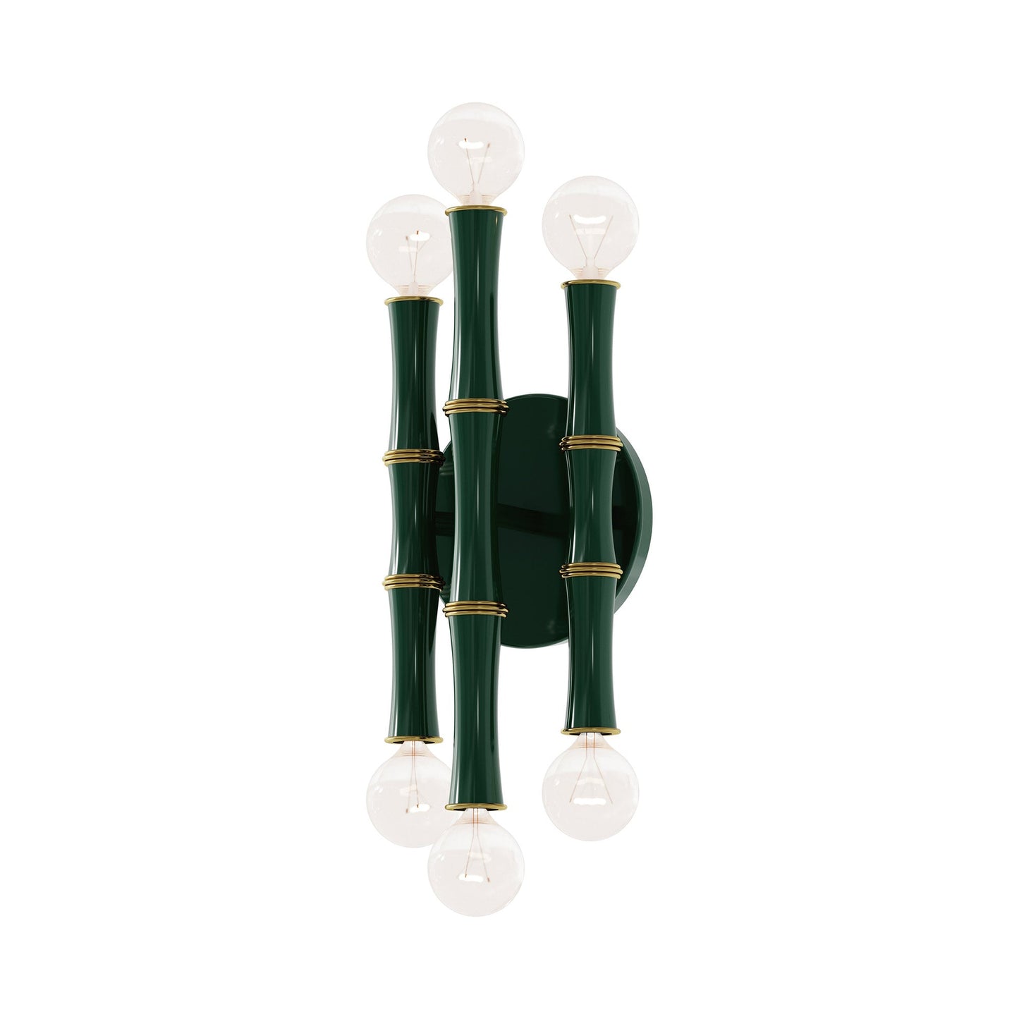 Kane Multi Light Wall Light in Jungle/Modern Brass.