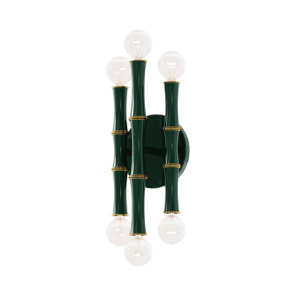 Kane Multi Light Wall Light in Jungle/Modern Brass.