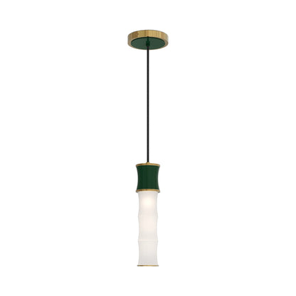 Kane Pendant Light in Jungle/Modern Brass.