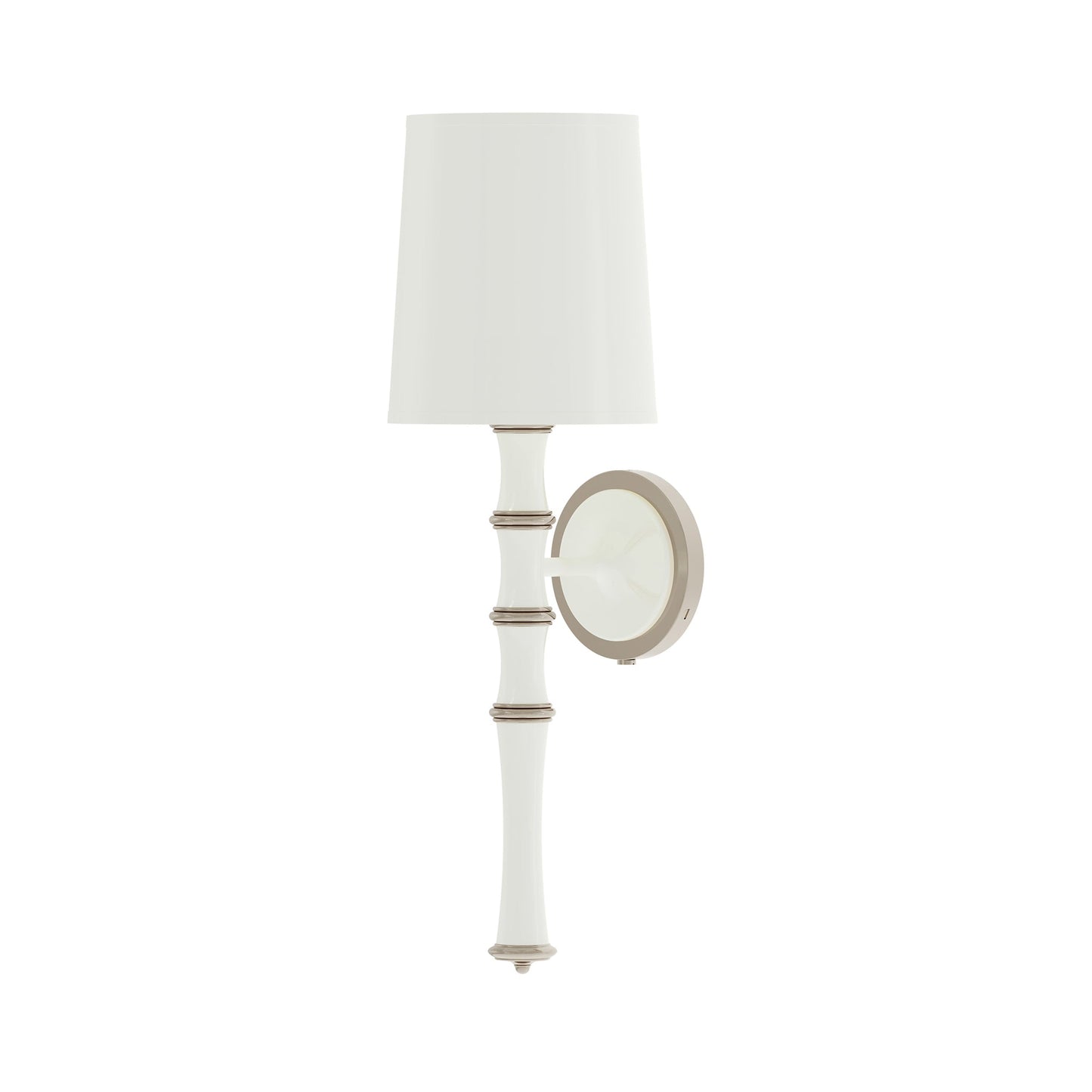 Kane Single Wall Light in Daisy/Polished Nickel/Daisy.