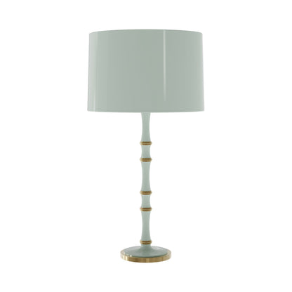 Kane Table Lamp in Celadon/Modern Brass/Celadon.