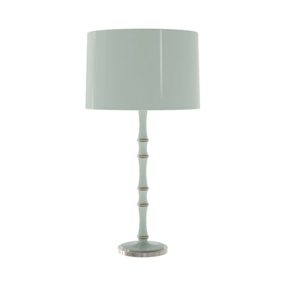 Kane Table Lamp in Celadon/Polished Nickel/Celadon.