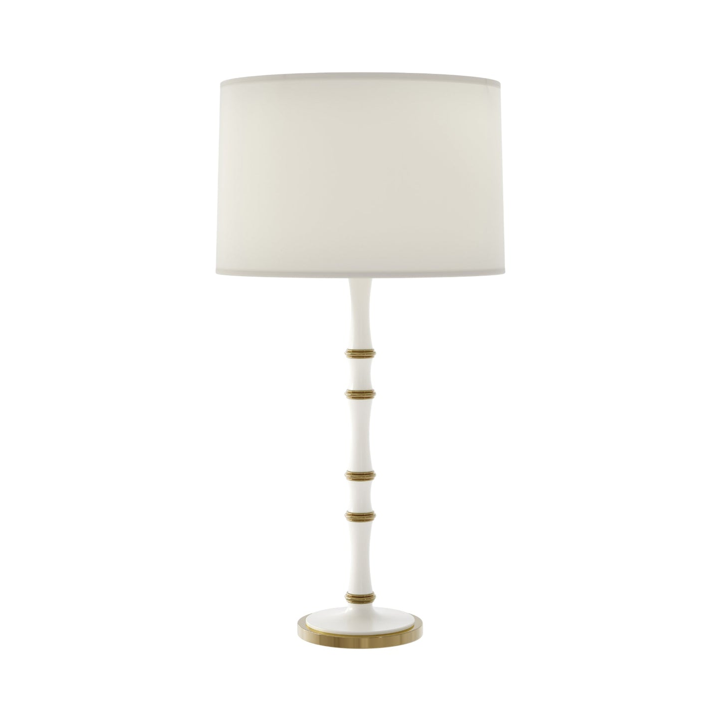 Kane Table Lamp in Matte Daisy/Modern Brass/Fondine.