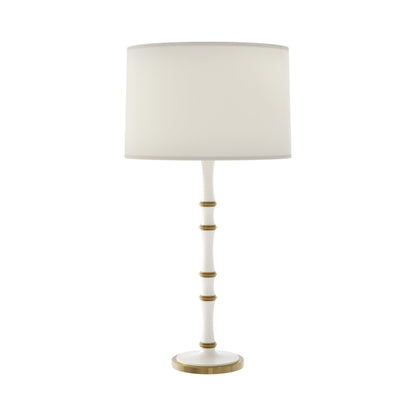 Kane Table Lamp in Matte Daisy/Modern Brass/Fondine.