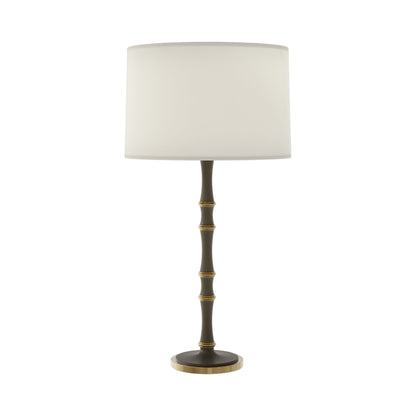 Kane Table Lamp in Matte Smokey Taupe/Modern Brass/Fondine.